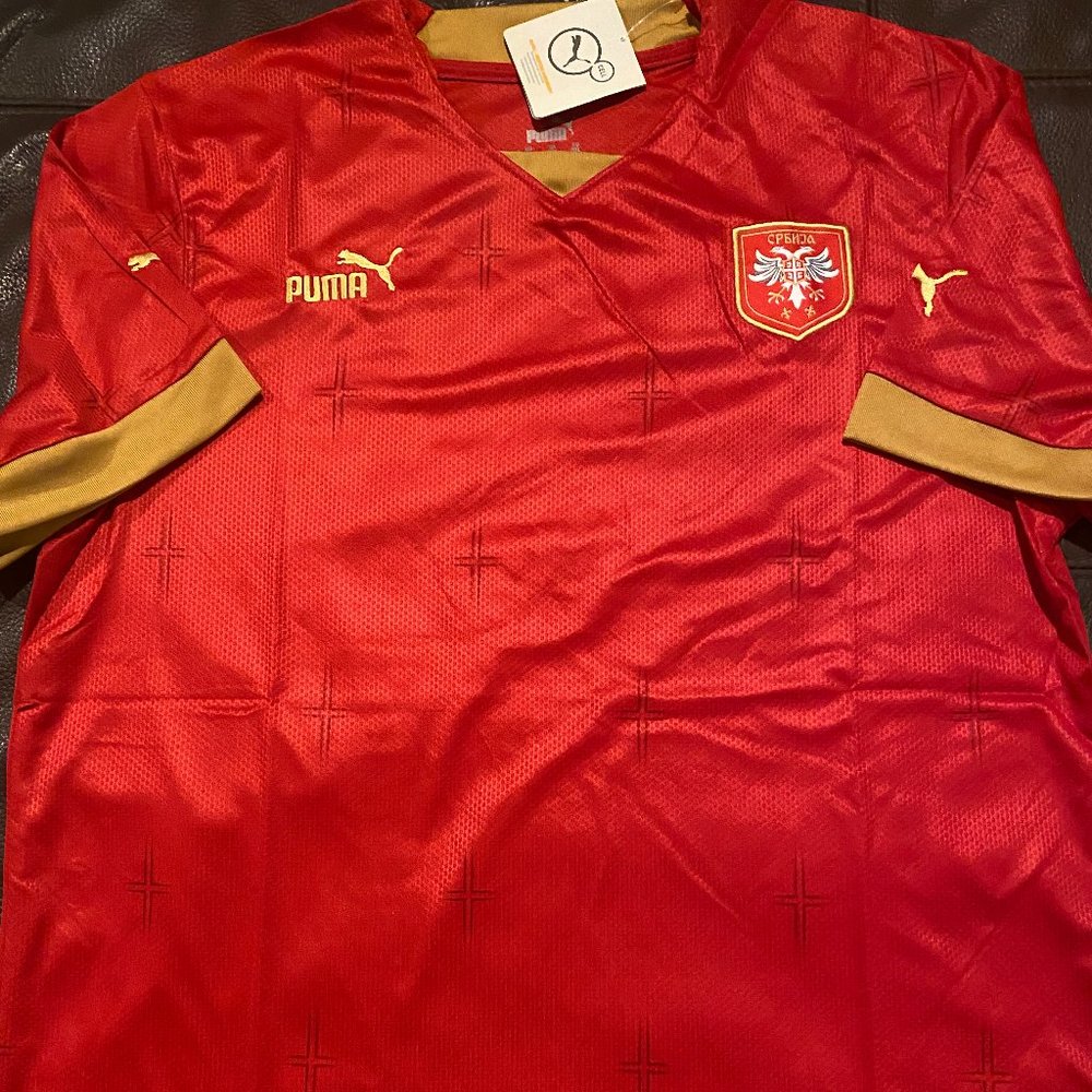 Puma SERBIA National Team World Cup JERSEY Men's Sz M,L,XL,2XL New with tags